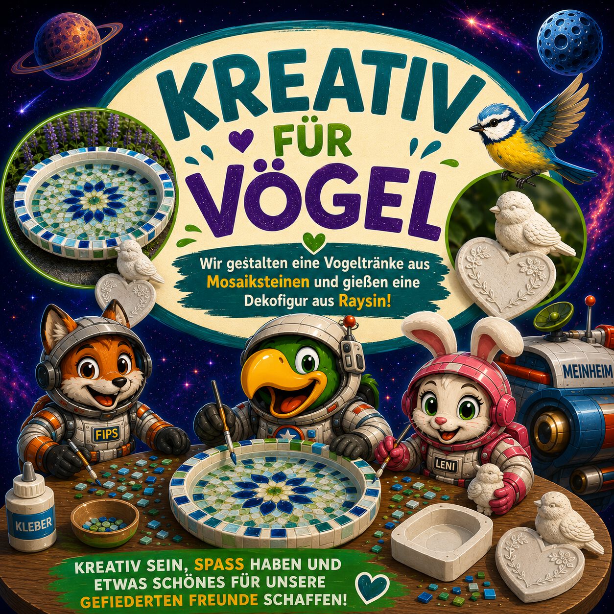 Kreativ für Vögel